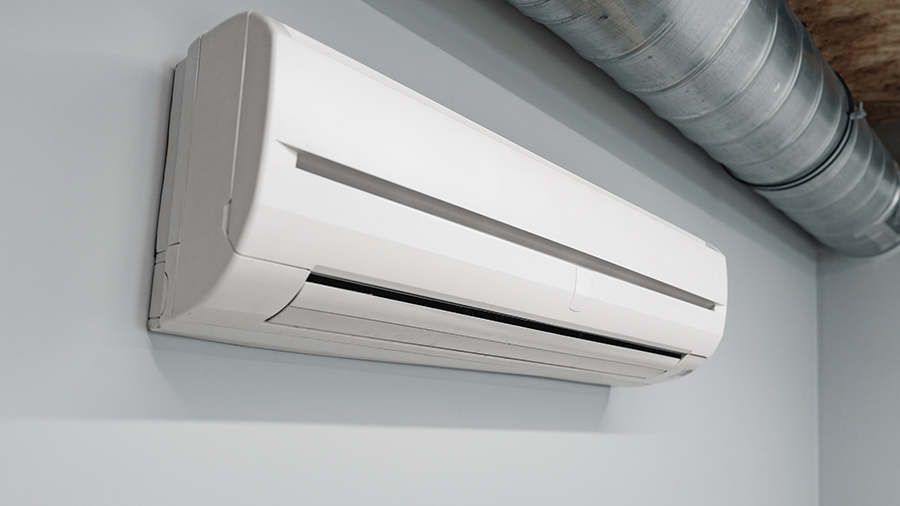 AC Units near Green Foliage
